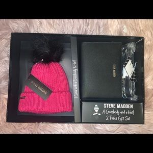 Brand new Steve Madden hat and crossbody set